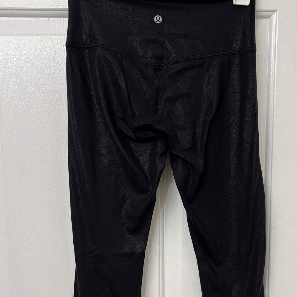 lululemon athletica align Women Shiny Black Leggings